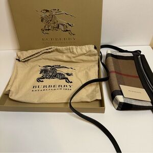 SOLD - Burberry Crossbody (practically NWOT)